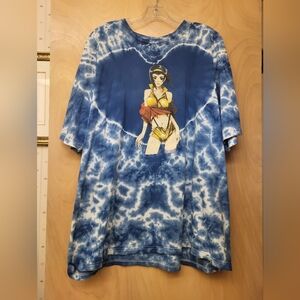 Cowboy Bepop Blue Tie Dye Tee Shirt SZ 2X